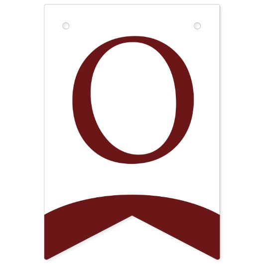 Bannière À Fanions classe 2025, classe 2026 graduation (Deuxième drapeau)