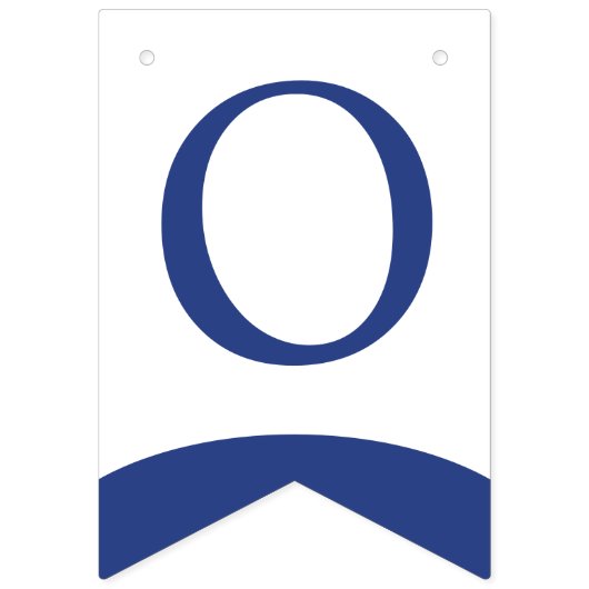 Bannière À Fanions classe 2025, classe 2026 graduation (Deuxième drapeau)