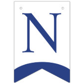 Bannière À Fanions classe 2025, classe 2026 graduation (Troisième drapeau)