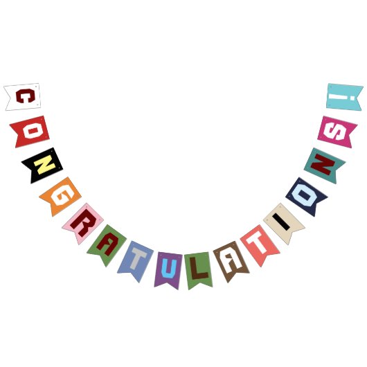 Bannière À Fanions classe 2025, classe 2026 graduation (Tout)