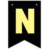 Bannière À Fanions classe 2025, classe 2026 graduation (Troisième drapeau)