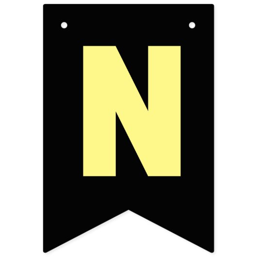 Bannière À Fanions classe 2025, classe 2026 graduation (Troisième drapeau)