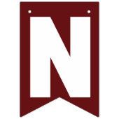 Bannière À Fanions classe 2025, classe 2026 graduation (Troisième drapeau)