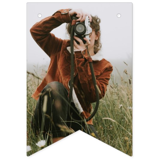 Bannière À Fanions classe 2025, classe 2026 graduation (Troisième drapeau)