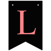 Bannière À Fanions classe 2025, classe 2026 graduation (Deuxième drapeau)