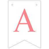 Bannière À Fanions classe 2025, classe 2026 graduation (Troisième drapeau)