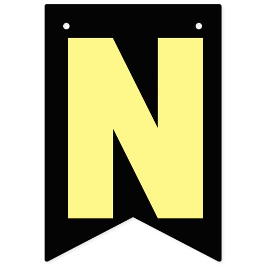 Bannière À Fanions classe 2025, classe 2026 graduation (Troisième drapeau)