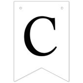 Bannière À Fanions classe 2025, classe 2026 graduation (Premier drapeau)