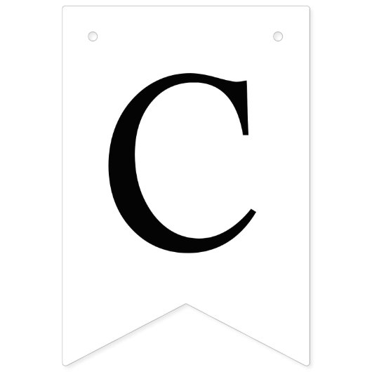 Bannière À Fanions classe 2025, classe 2026 graduation (Premier drapeau)