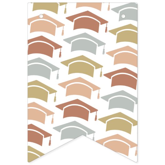 Bannière À Fanions Classe Boho de deux diplômes photo (Premier drapeau)