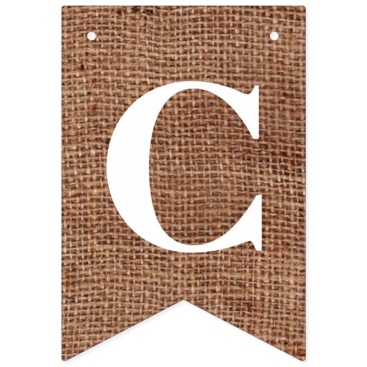 Bannière À Fanions CLASSE DE 2023 sur Burlap simulé avec Ancres (Deuxième drapeau)