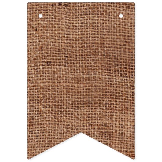 Bannière À Fanions CLASSE personnalisable DE 2020 sur Burlap simulé (Premier drapeau)