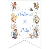 Bannière À Fanions Classic Peter le lapin Baby shower bunt (Premier drapeau)
