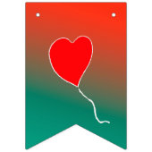 Bannière À Fanions Coeur volant (Deuxième drapeau)