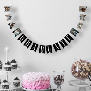 Bannière À Fanions Collage de photos des diplômés Année de fin d'étud