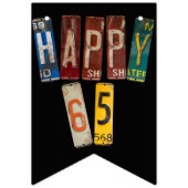 Bannière À Fanions collection de plaques rouillées 65e anniversaire (Troisième drapeau)