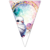 Bannière À Fanions Colombe Colorée (Deuxième drapeau)