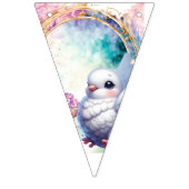 Bannière À Fanions Colombe Colorée (Premier drapeau)