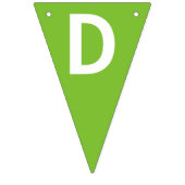 Bannière À Fanions Coloré Ajouter un texte personnalisé personnalisé (Deuxième drapeau)