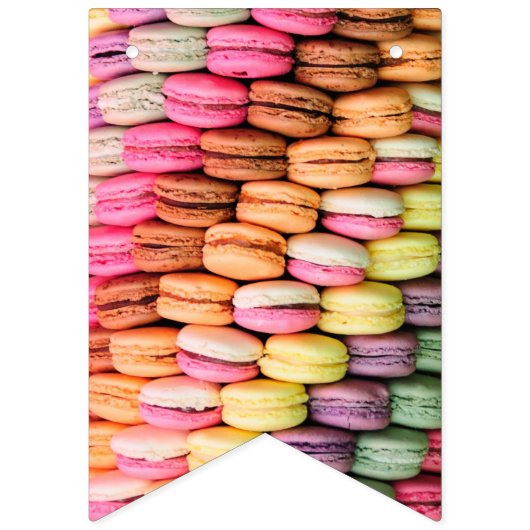 Bannière À Fanions Colorful Macaroons (Troisième drapeau)