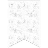 Bannière À Fanions Conception de célébration de mariage romantique de (Deuxième drapeau)