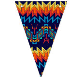 Bannière À Fanions Conception tribale d'abrégé sur conception (Premier drapeau)