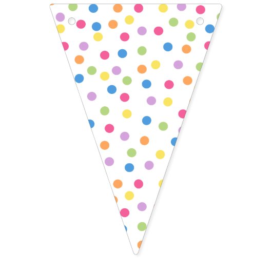 Bannière À Fanions Confetti Dazzle (points) (Premier drapeau)