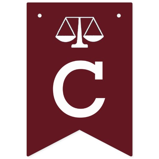 Bannière À Fanions Congrats de la faculté de droit (Deuxième drapeau)