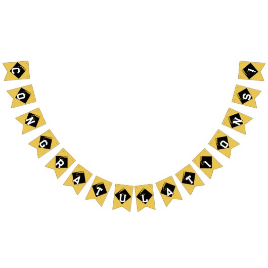 Bannière À Fanions Congrès de la Gold Graduation (Tout)