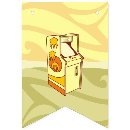 Bannière À Fanions Console de jeu haute arcade (Deuxième drapeau)