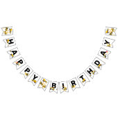 Bannière À Fanions Construction Enfants Bonne fête d'anniversaire (Tout)