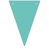 Bannière À Fanions Corail et Turquoise (Deuxième drapeau)