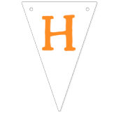 Bannière À Fanions Costume d'Halloween mignonne Fête d'Anniversaire m (Deuxième drapeau)