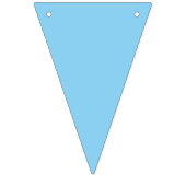 Bannière À Fanions couleur bleu bébé (Premier drapeau)