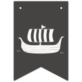 Bannière À Fanions Couleur d'arrière - plan des chaloupes w/custom de (Premier drapeau)