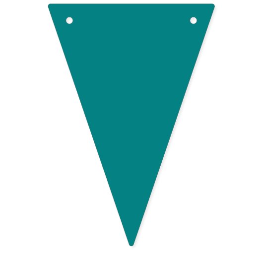 Bannière À Fanions couleur turquoise (Deuxième drapeau)