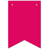 Bannière À Fanions Couleur uni rose foncé clair (Deuxième drapeau)