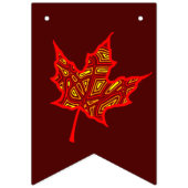 Bannière À Fanions Couleurs de chute (Premier drapeau)