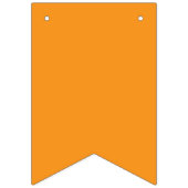 Bannière À Fanions Couleurs de l'école noire et orange (Premier drapeau)