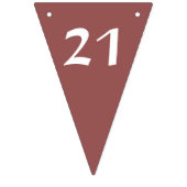 Bannière À Fanions Couleurs et numéros : 21 (Deuxième drapeau)