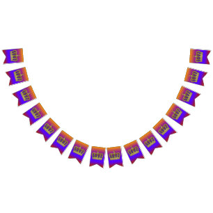 Bannière À Fanions Couronne d'or - luxe royal 4