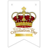 Bannière À Fanions Couronne du jour du couronnement (Deuxième drapeau)