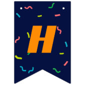 Bannière À Fanions Course d'enfants Anniversaire de course thème (Premier drapeau)