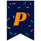 Bannière À Fanions Course d'enfants Anniversaire de course thème (Troisième drapeau)