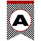 Bannière À Fanions Course voiture course fête d'anniversaire (Troisième drapeau)