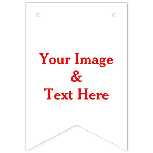 Bannière À Fanions Coutume personnalisée votre propres photo et texte (Premier drapeau)