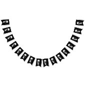 Bannière À Fanions Crâne Gothique Halloween Mariage Bunting (Tout)