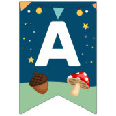 Bannière À Fanions Custom 3 Photo Camping Anniversaire Camp Out Party (Troisième drapeau)