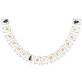 Bannière À Fanions Cute Back chat Fête d'anniversaire d'Halloween (Tout)