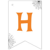 Bannière À Fanions Cute Back chat Fête d'anniversaire d'Halloween (Deuxième drapeau)